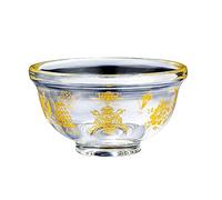Lzxruier Bols à Salade Cristal Huit Petit Bol d'eau propice au Bouddhisme tibétain créatif Transparent Tasse de thé à la Chaleur Tasse à thé résistant à la Chaleur Boissons Saladiers