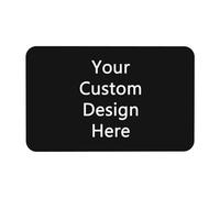 LZXSXZ Tapis de Porte Personnalisé - Tapis de Bienvenue avec Nom de Famille, Dos Antidérapant, pour Porche Avant, Porte Arrière, Patio, Décoration Extérieure