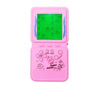 LZYCH Console de Jeu électronique Cube 23 Jeux de Blocs des Milliers de Modes Rétroéclairage Vert Difficulté Réglables Jouet de Puzzle -ortable Rétro Cadeau de Noël pour Enfants/Adultes (Rose)