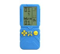 LZYCH Console de Jeu Rétro 4,5 Pouces Adaptée Aux Joueurs Européens et Américains 23 Jeux Intégrés Course/Char Difficulté/Vitesse Réglables Cadeaux de Noël pour Maris/Petits Amis/Enfants (Bleu)