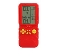 LZYCH Console de Jeu Rétro 4,5 Pouces Adaptée Aux Joueurs Européens et Américains 23 Jeux Intégrés Course/Char Difficulté/Vitesse Réglables Cadeaux de Noël pour Maris/Petits Amis/Enfants (Rouge)