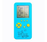 LZYCH Console de Jeu Rétro Block 26 Jeux Intégrés des Milliers de Modes Difficulté/Vitesse Réglables Facile à Utiliser Petit/Portable Jouet Nostalgique Cadeau de Noël pour Enfants/Adultes (Bleu)