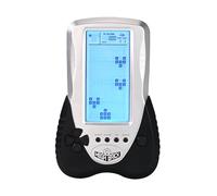 LZYCH Console de Jeux Block Jeux de Réflexion Intégrés Double Mode d'alimentation Rétroéclairage Bleu Batterie puissante Jeux électroniques Portables Jouet Rétro Nostalgique/Cadeau de Noël (Noir)