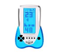 LZYCH Console de Jeux Block Jeux de Réflexion Intégrés Double Mode d'alimentation Rétroéclairage Bleu Batterie puissante Jeux électroniques Portables Jouet Rétro Nostalgique/Cadeau de Noël (Bleu)