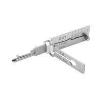LZYCJL Outil de serrurier 2-en-1 pour crochetage et décodeur pour cadenas maîtres(KW1)