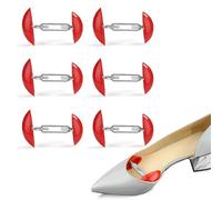 LZYDKH Lot de 3 paires d'embauchoirs réglables pour chaussures de sport, chaussures en cuir, talons hauts, rouges