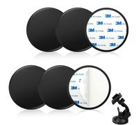 LZYDKH Lot de 6 plaques de fixation adhésives pour tableau de bord - 80 mm - Avec ventouse extra forte - Pour tableau de bord - Pour GPS - Support de téléphone portable