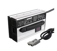 Lzyjck Chargeur De Batterie 12 V/24 V/36 V/48 V/60 V/72 V Chargeur De Batterie pour Chariot Élévateur avec Écran LCD, Prise Anderson 50 A/120 A,36v 20a,120A
