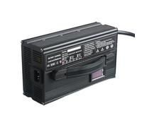 Lzyjck Chargeur De Batterie 900 W Chargeurs De Batterie Plomb-Acide 12 V/24 V/36 V/48 V/60 V/72 V pour Chariots Élévateurs, Autolaveuses, Voiturettes De Golf,72v 10a Black,A6
