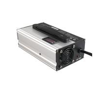 Lzyjck Chargeur De Batterie Haute Puissance 900 W pour Chariot Élévateur, 24 V 25 A, avec Plusieurs Options De Sortie, pour Batteries Plomb-Acide AGM/Gel/Wet/Graphène,Argent,1#