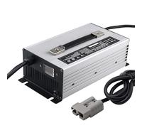 Lzyjck Chargeur De Batterie pour Chariot Élévateur 12 V/24 V/36 V/48 V/60 V/72 V avec Prise Anderson 120 A/175 A/350 A, pour La Charge des Batteries Plomb-Acide,60v 20a Silver,120A