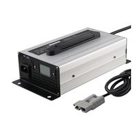 Lzyjck Chargeur De Batterie pour Chariot Élévateur 12 V/24 V/36 V/48 V/60 V/72 V avec Prise Anderson 120 A/175 A/350 A pour Voiturette De Golf Et Chariot Élévateur,48v 20a Black,350A