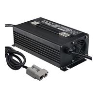 Lzyjck Chargeur De Batterie pour Chariot Élévateur 12 V/24 V/36 V/48 V/60 V/72 V avec Prise Anderson 120 A/175 A/350 A pour Chariot Élévateur Électrique, Voiturette De Golf,60v 20a Black,350A