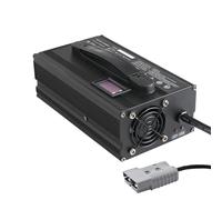 Lzyjck Chargeur De Batterie pour Chariot Élévateur 12 V/24 V/36 V/48 V/60 V/72 V, Chargeurs De Batteries Au Plomb avec Connecteur Anderson,48v 15a Black,120A Anderson