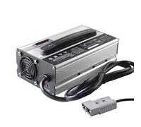 Lzyjck Chargeur De Batterie pour Chariot Élévateur 900 W, Chargeurs Plomb-Acide 12 V/24 V/36 V/48 V/60 V/72 V, avec Écran LCD, Prise Anderson 50 A/120 A/175 A/350 A,36v 20a Silver,50A