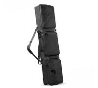 Lzyjck Housse De Ski À roulettes pour Le Transport Aérien, Sac De Snowboard À roulettes Étanche pour Le Transport, Le Rangement Et Le Transport De Votre Équipement De Snowboard/Ski,Noir