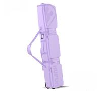 Lzyjck Housse De Ski À roulettes pour Le Transport Aérien, Sac De Snowboard À roulettes Étanche pour Le Transport, Le Rangement Et Le Transport De Votre Équipement De Snowboard/Ski,Violet