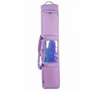 Lzyjck Housse de Snowboard à roulettes, Double Housse à Skis, Extensible de 160 à 174 cm, idéale pour Les Voyages en Avion, pour Un Ski ou Deux Paires de Skis,Violet