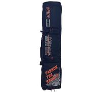 Lzyjck Housse de Snowboard imperméable à roulettes Sac de Snowboard à roulettes Extensible de 160 à 170 cm, Adapté aux Voyages en Avion, Convient pour Un Ski ou Deux Paires de Skis,Black b