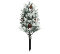 LZYWOD Arbre topiaire artificiel en cèdre avec piquet - Imitation cèdre réaliste - Arbre de Noël résistant aux UV - Décoration de jardin