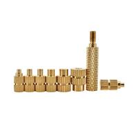 LZYWOD Lot de 8 outils de soudure numériques pour fer à souder en laiton, embouts de chaleur et écrous