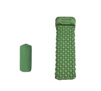 LZYWOD Matelas gonflable de camping en plein air avec oreillers, gonfleur ultra léger, tapis intégré, pompe dans la randonnée, la randonnée, le sol, pliable, accessoires de camping, lit, matelas, sac