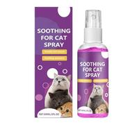 LZYWOD Spray calmant, spray apaisant aux phéromones, solution apaisante naturelle pour les chats, l'anxiété, le stress des chatons, réduit les griffures