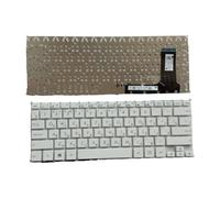 LZZSEOZ Clavier d'ordinateur Portable américain, Russe et Espagnol, pour ASUS E202, E202S, E205, E202MA, TP201SA, X205, X205T, X205TA, E202SA, E202M, N8K0M(RU White)