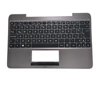 LZZSEOZ Clavier Latin avec Repose-Poignet pour Ordinateur Portable ASUS Transformer Book T100HA/T100H, Clavier Espagnol, boîtier supérieur 90NB0748-R31LA0