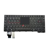 LZZSEOZ Clavier rétroéclairé LA US FR pour Lenovo pour ThinkPad T14 L14 P14S GEN 3 21AH 21AJ USA pour claviers Trackpoint 5N21D67970 CS22FBL-84US(FR Backlight)
