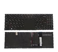 LZZSEOZ Clavier rétroéclairé RVB US RU pour MSI pour Katana GF66 GF76 pour Pulse GL66 GL76 MS-1582 MS-1581 1583 MS-17L1 17H3 Anglais Russe NSK-FG1ABN(Russian Light)