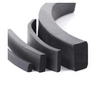 LZZYFPX Joint d'étanchéité carré en Mousse de Caoutchouc Noir for Joint de Porte d'armoire(5x10mm,5 Meters)