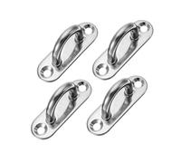 LZZYFPX Lot de 2 crochets à œillet robustes en acier inoxydable, anneaux de suspension for plafond, balançoires de yoga, hamacs, accessoires de gréement de bateau(M6)