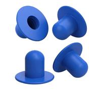 LZZYFPX Lot de 4 Bouchons muraux de Piscine en Plastique Bleu ou Noir, Bouchons de vidange for Pompe de Piscine(Black Long 4pieces)