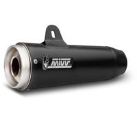 Silencieux MIVV ghibli inox noir/casquette inox Pour Moto Guzzi v7 III