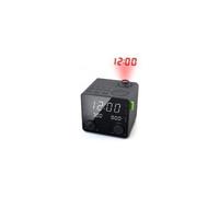 Muse – Radio-réveil M-189 P – Double alarme, Radio FM, USB pour charge, Projection réglable