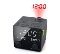 Radio-réveil MUSE M-189 P - Double alarme - Radio FM - USB pour charge - Projection d'angle réglable