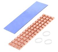 M.2 67x18x1.5mm Pure Copper Heat Sink with Silicone Thermal Pad Heat Sinks for Cooling SSD 2280 M2 NGFF SSD NVME for Laptop.[E920]