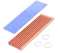 M.2 70x21x6mm Pure Copper SSD Heat Sinks with Silicone Thermal Pad Heatsink for Cooling SSD 2280 M2 NGFF NVME for Laptop