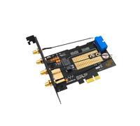 M.2 B Key USB3.0 e PCIe 5G Dual Bus 5G-WWAN Placa Adaptadora, Adaptadora de Desktop com 4 Slots SIM para Antenas