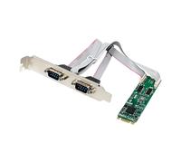 M.2 B+M 17V352 2S Placa de Extensão E/S -232 PCIe 2.0 Gen1 (2.5GT/S) para Acesso Remoto A Servidores Automação Fábrica