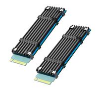 M.2 Heatsink for 2280 M.2 SSD,Suitable for PC/PS5/PS5 Thin Installation,22x70x3mm Aluminum Body,Thermal Pad Included (2 Packs)