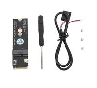 M.2 NGFF A E clé WiFi carte Bluetooth vers M.2 clé M adaptateur SSD pour Intel AX200 AX201 AX210 M.2 clé M carte adaptateur