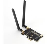 M.2 NGFF Card, PCI-E 1X Desktop WiFi WLAN Adapter Network Card Converter for 8260 7265 1535 7260
