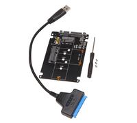 M.2 NGFF MSATA to USB 3.0 Adapter Converter Reader Card with SATA Cable Portable Flash Drive Support
