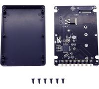 M.2 NGFF SATA SSD vers 2.5 ""IDE 44pin Converter Card avec Coque,Noir pour Ordinateur Portable ,Ordinateur de Bureau et Plus