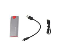M.2 NVME SSD Enclosure USB-C 10 Gbps Étui du Disque Dur Externe pour PCIe NVME M Key SSD Compatible avec WD Tool Installation Space Gray (Gris)