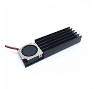 M.2 SSD disque dur dissipateur de chaleur avec ventilateur coussin thermique 70x22x10MM disque dur d'ordinateur portable SSD aileron en aluminium Nvme 512(5v Dupont)