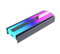M.2 Ssd Nvme Dissipateur De Chaleur 5v Argb Refroidisseur De Disque Dur Pour 2280 M.2 Ssd Radiateur Avec Coussin Thermique Joint Thermique De Pc De Bureau