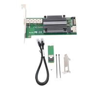 M.2 to 10Gb Ethernet NIC Card, 10GbE SFP Network Card, Speed Industrial Server Network Card with SFP Interface, Compatible with BSD ESXi Series, for Desktop